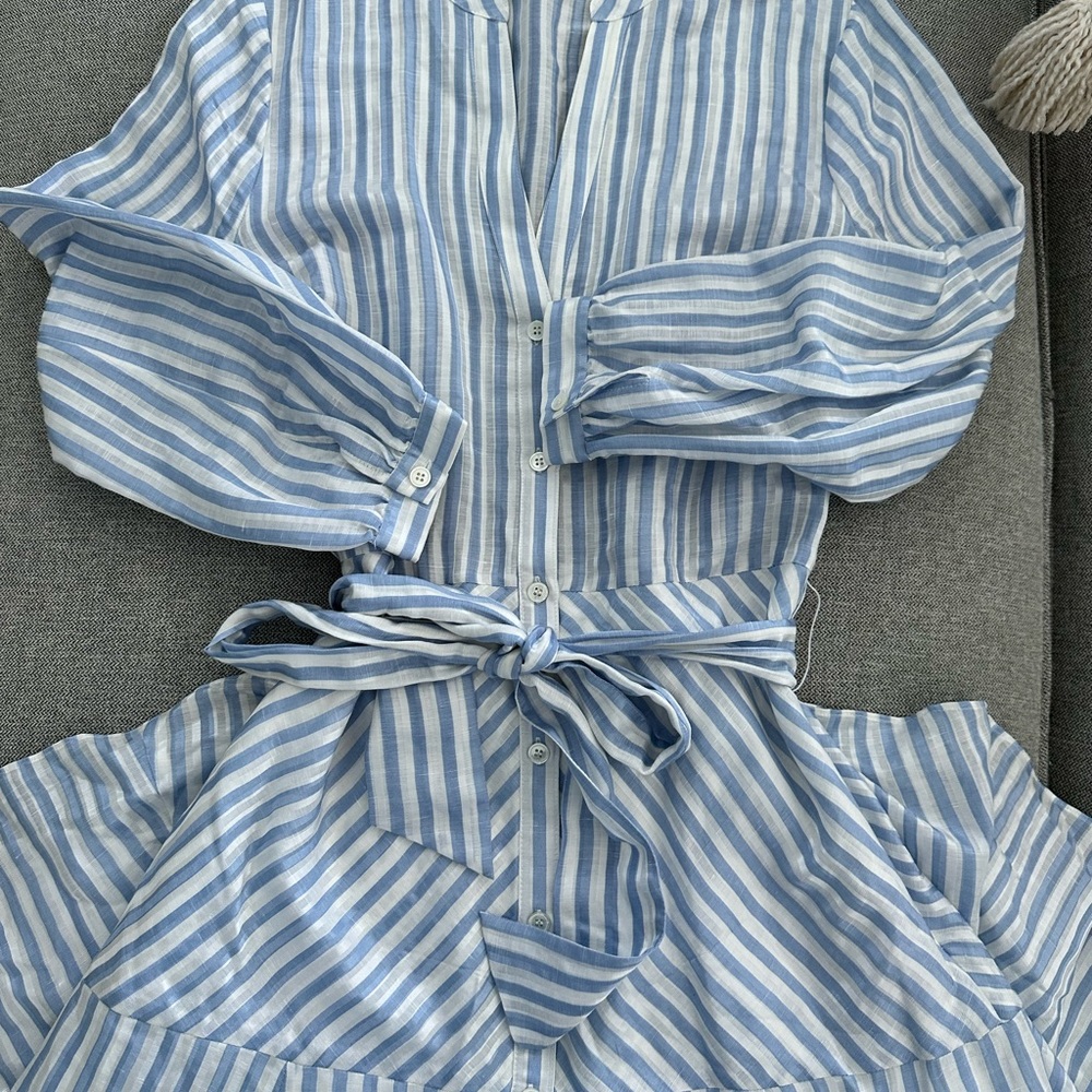 linen and silk Veronica beard dress size 4. The Jenna dress - Picture 6 of 10
